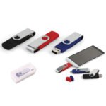 8 GB Döner Kapaklı USB Bellek (OTG Özellikli) Promosyon Ürün