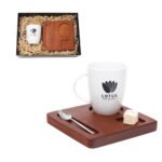 Ahşap Standlı Porselen Kupa Promosyon Ürün