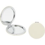 Yuvarlak Suni Deri Cep Aynası Promosyon Ürün